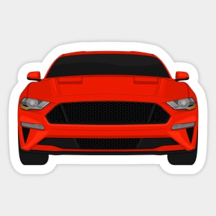 Mustang GT Race-Red Sticker